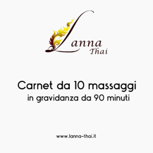 Carnet da 10 massaggi in gravidanza da 90 minuti